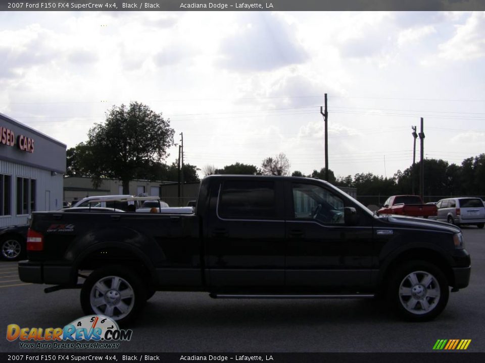 2007 Ford F150 FX4 SuperCrew 4x4 Black / Black Photo #2