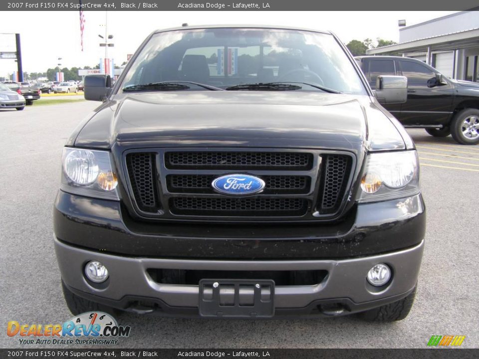 2007 Ford F150 FX4 SuperCrew 4x4 Black / Black Photo #8