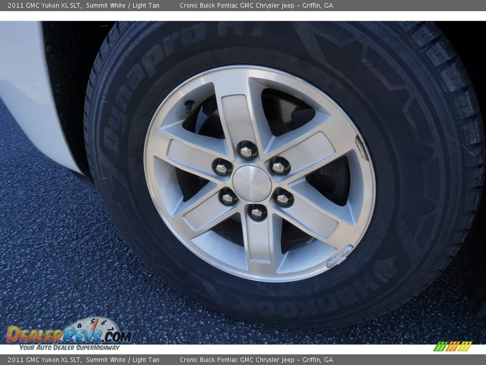 2011 GMC Yukon XL SLT Summit White / Light Tan Photo #12