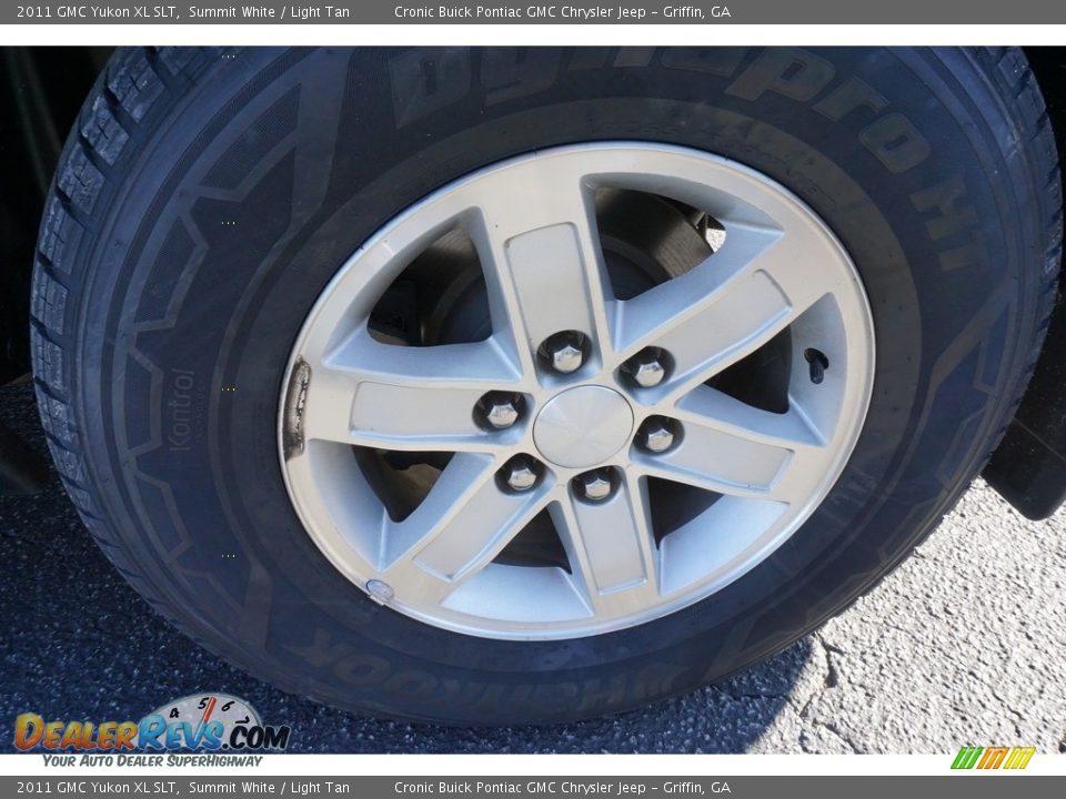 2011 GMC Yukon XL SLT Summit White / Light Tan Photo #14