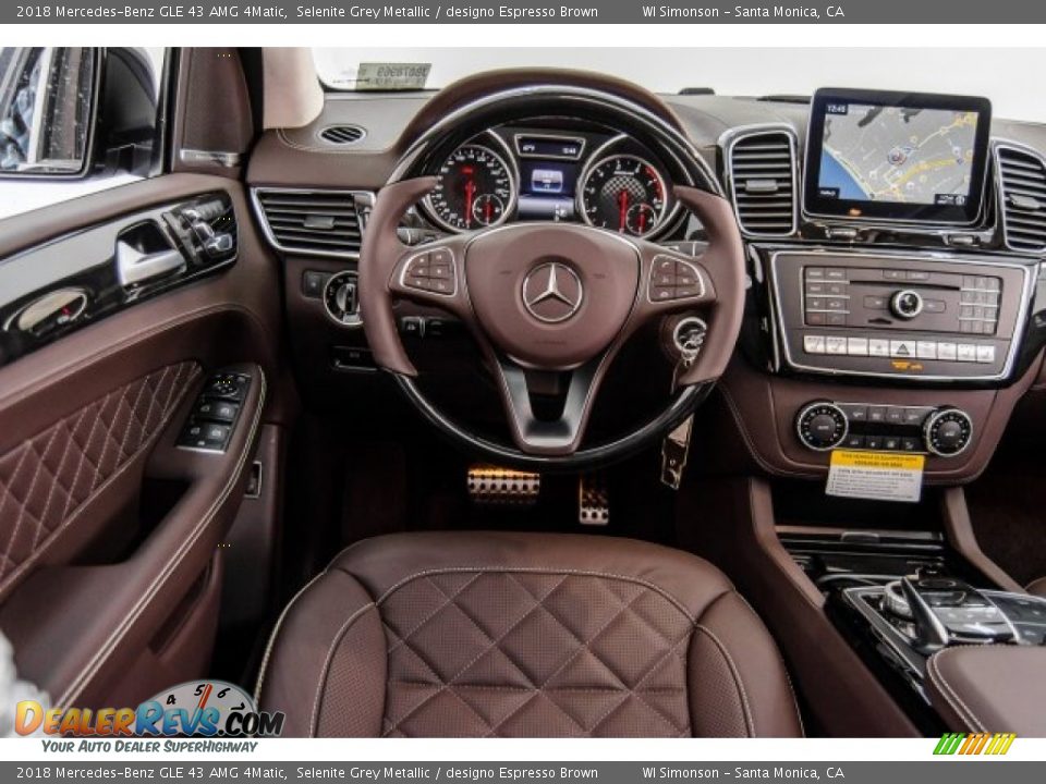 Dashboard of 2018 Mercedes-Benz GLE 43 AMG 4Matic Photo #4
