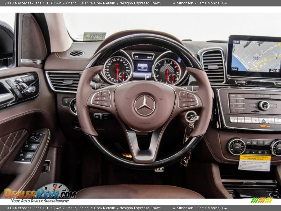 2018 Mercedes-Benz GLE 43 AMG 4Matic Steering Wheel Photo #22