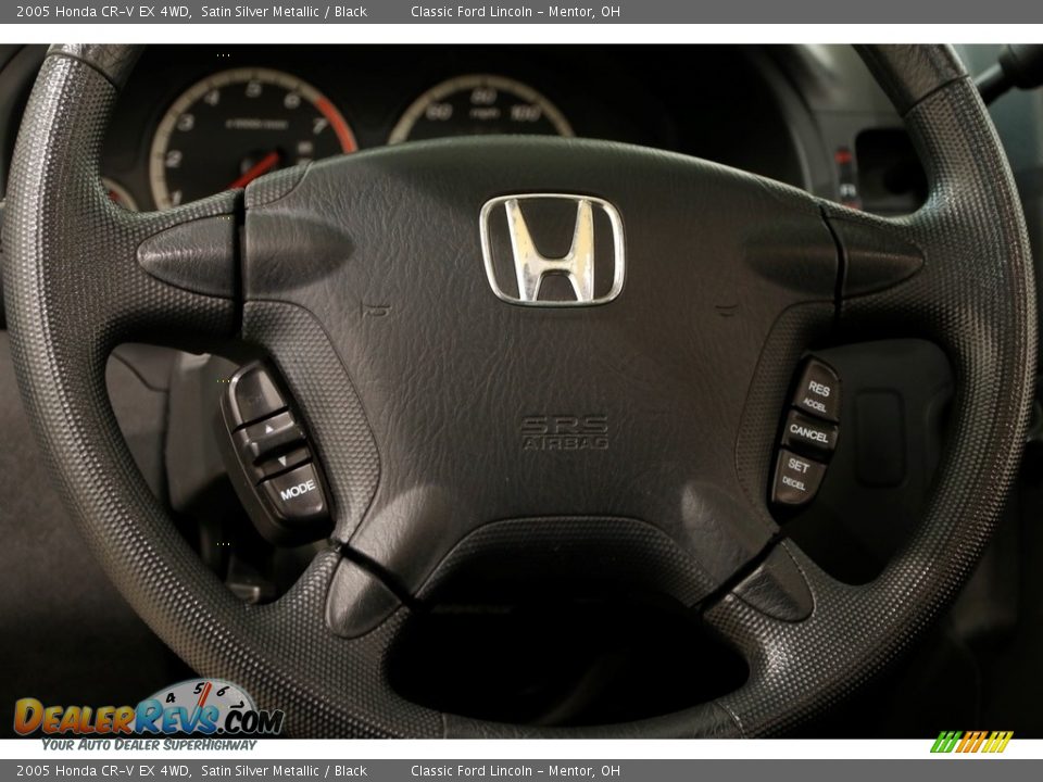2005 Honda CR-V EX 4WD Satin Silver Metallic / Black Photo #6