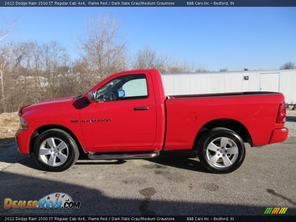 2012 Dodge Ram 1500 ST Regular Cab 4x4 Flame Red / Dark Slate Gray/Medium Graystone Photo #1