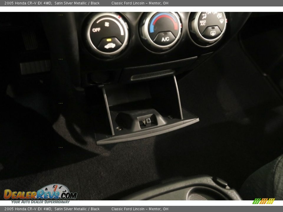 2005 Honda CR-V EX 4WD Satin Silver Metallic / Black Photo #11