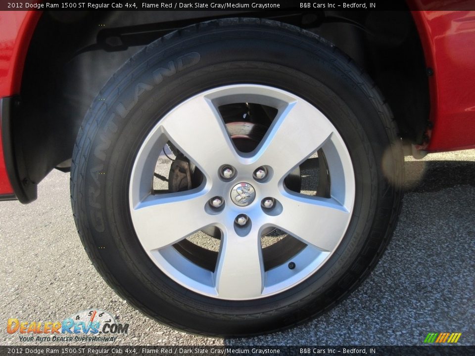 2012 Dodge Ram 1500 ST Regular Cab 4x4 Flame Red / Dark Slate Gray/Medium Graystone Photo #9