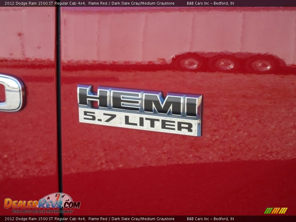 2012 Dodge Ram 1500 ST Regular Cab 4x4 Flame Red / Dark Slate Gray/Medium Graystone Photo #14