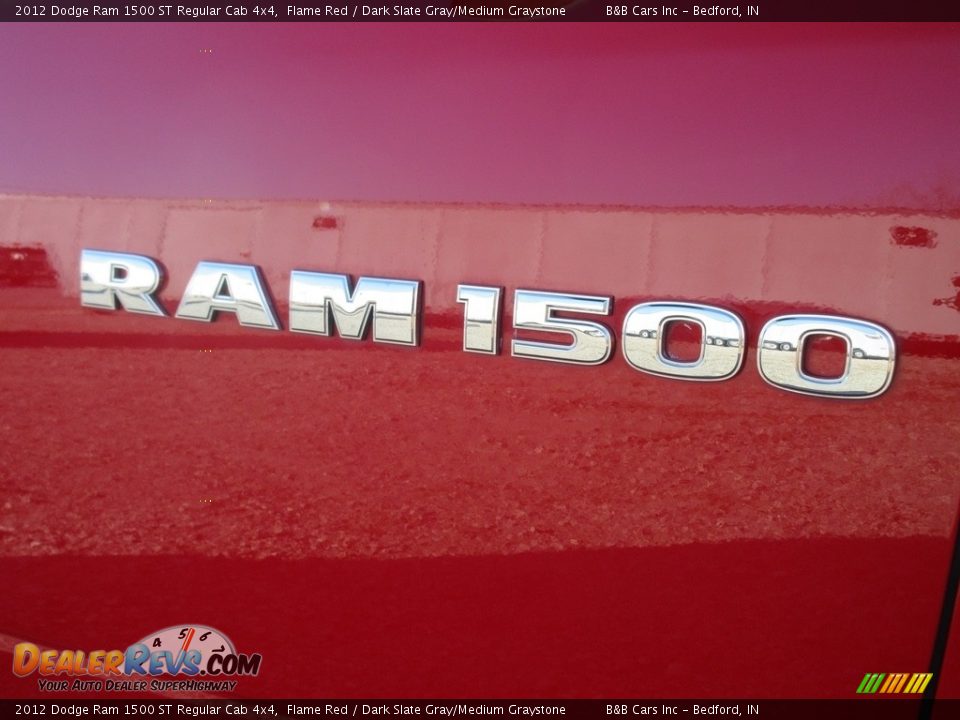 2012 Dodge Ram 1500 ST Regular Cab 4x4 Flame Red / Dark Slate Gray/Medium Graystone Photo #15