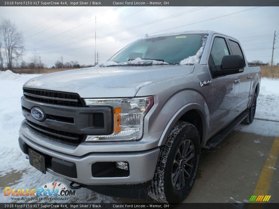 2018 Ford F150 XLT SuperCrew 4x4 Ingot Silver / Black Photo #1