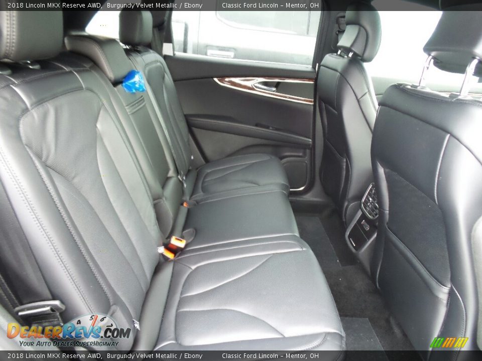 Rear Seat of 2018 Lincoln MKX Reserve AWD Photo #5