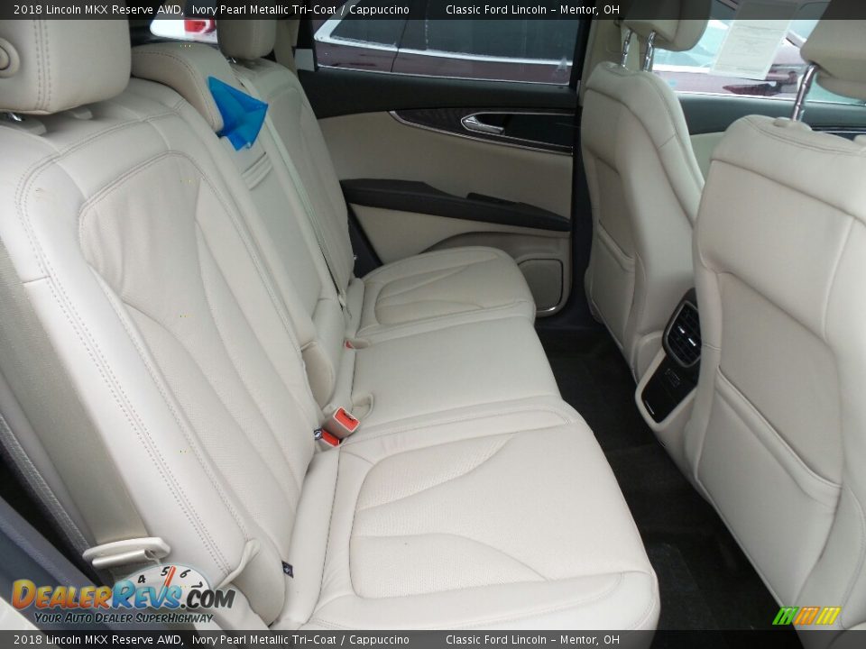 2018 Lincoln MKX Reserve AWD Ivory Pearl Metallic Tri-Coat / Cappuccino Photo #5