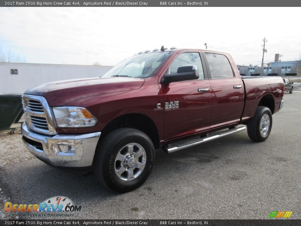 2017 Ram 2500 Big Horn Crew Cab 4x4 Agriculture Red / Black/Diesel Gray Photo #1