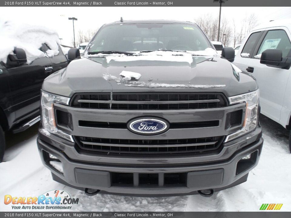 2018 Ford F150 XLT SuperCrew 4x4 Magnetic / Black Photo #2