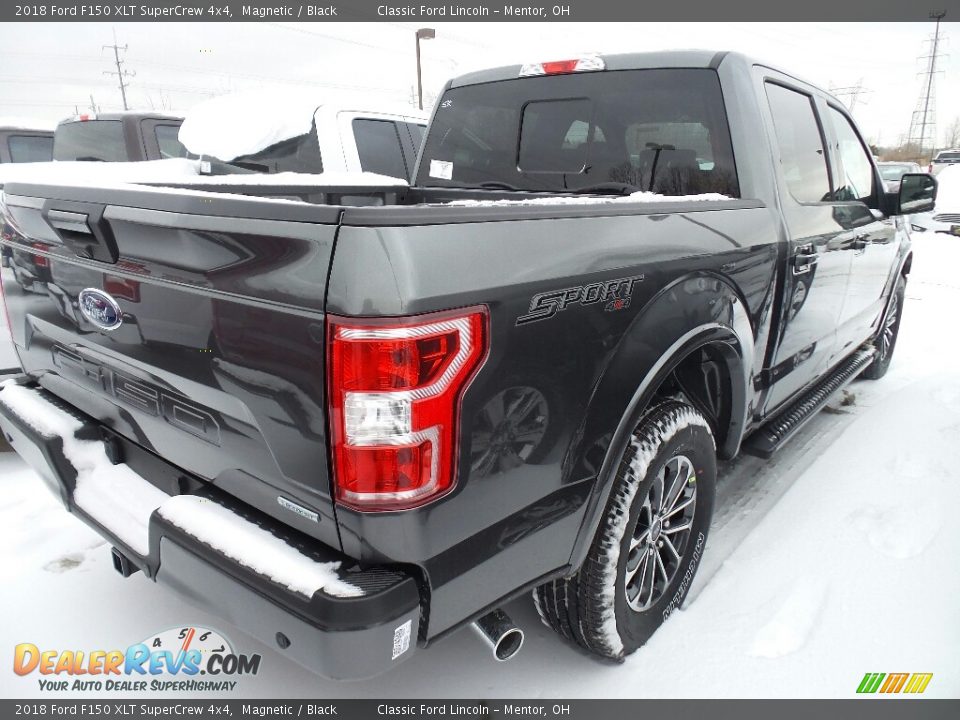 2018 Ford F150 XLT SuperCrew 4x4 Magnetic / Black Photo #3
