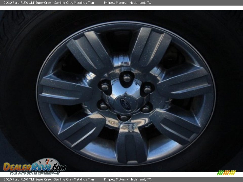 2010 Ford F150 XLT SuperCrew Sterling Grey Metallic / Tan Photo #5