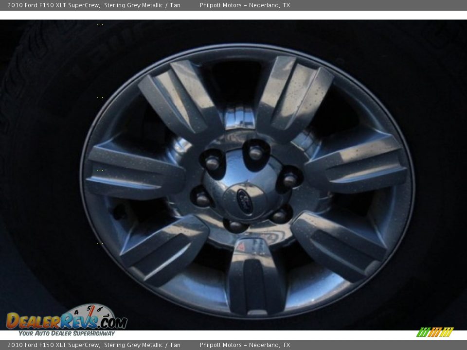 2010 Ford F150 XLT SuperCrew Sterling Grey Metallic / Tan Photo #6