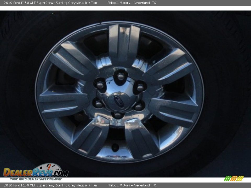 2010 Ford F150 XLT SuperCrew Sterling Grey Metallic / Tan Photo #14