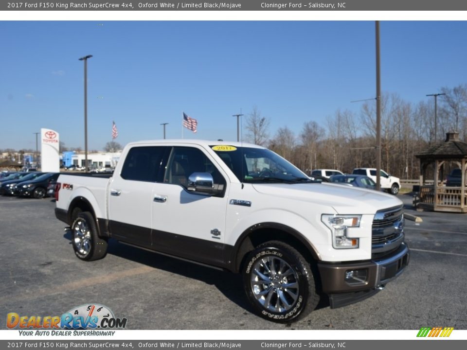 2017 Ford F150 King Ranch SuperCrew 4x4 Oxford White / Limited Black/Mojave Photo #1