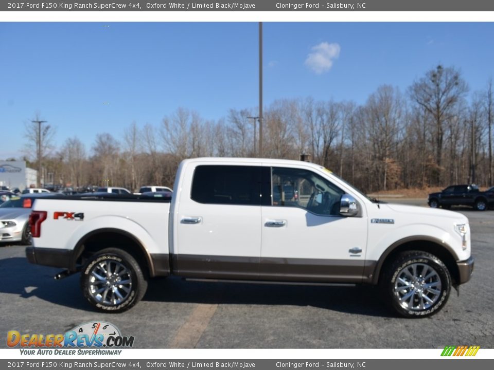 2017 Ford F150 King Ranch SuperCrew 4x4 Oxford White / Limited Black/Mojave Photo #2