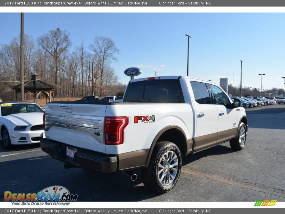 2017 Ford F150 King Ranch SuperCrew 4x4 Oxford White / Limited Black/Mojave Photo #3