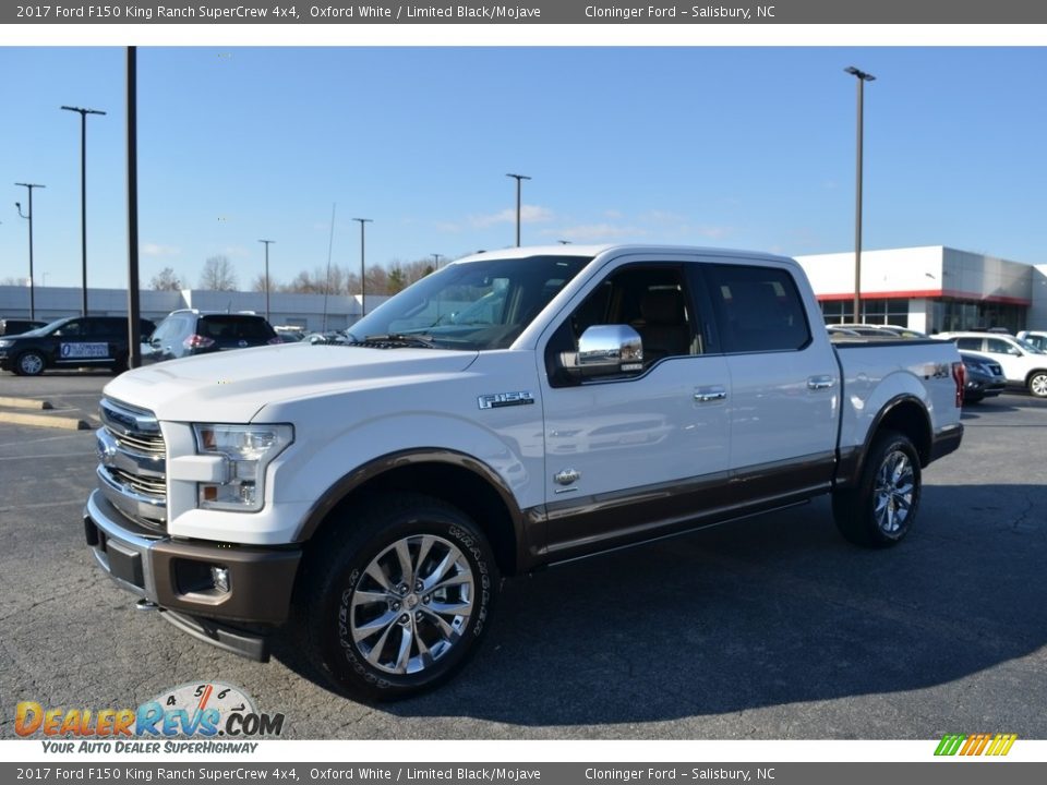 2017 Ford F150 King Ranch SuperCrew 4x4 Oxford White / Limited Black/Mojave Photo #5