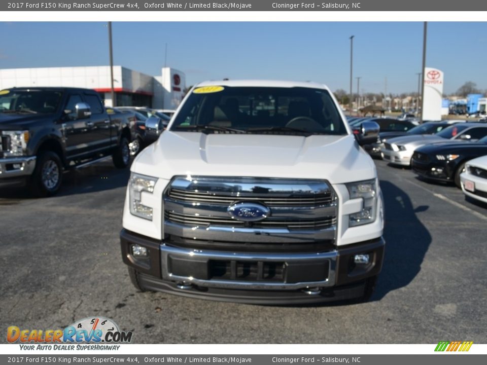 2017 Ford F150 King Ranch SuperCrew 4x4 Oxford White / Limited Black/Mojave Photo #6