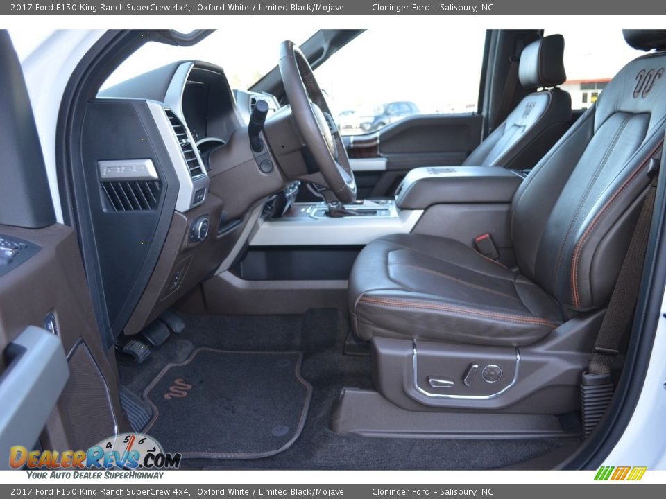 2017 Ford F150 King Ranch SuperCrew 4x4 Oxford White / Limited Black/Mojave Photo #8