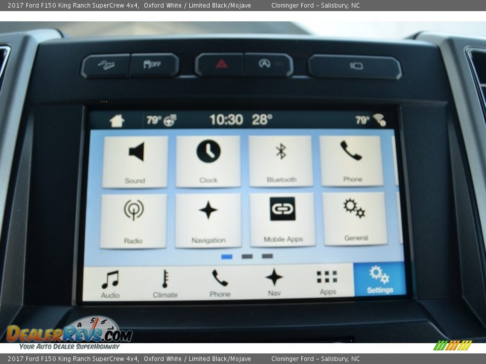 2017 Ford F150 King Ranch SuperCrew 4x4 Oxford White / Limited Black/Mojave Photo #19