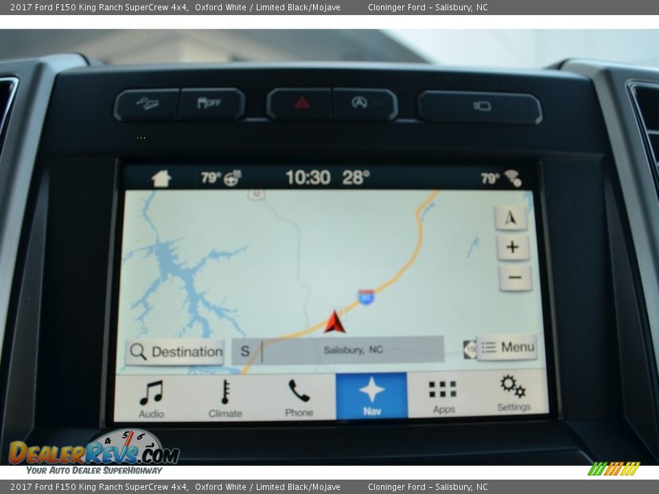 2017 Ford F150 King Ranch SuperCrew 4x4 Oxford White / Limited Black/Mojave Photo #21