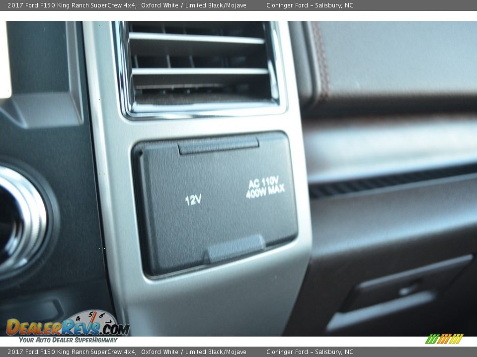 2017 Ford F150 King Ranch SuperCrew 4x4 Oxford White / Limited Black/Mojave Photo #28