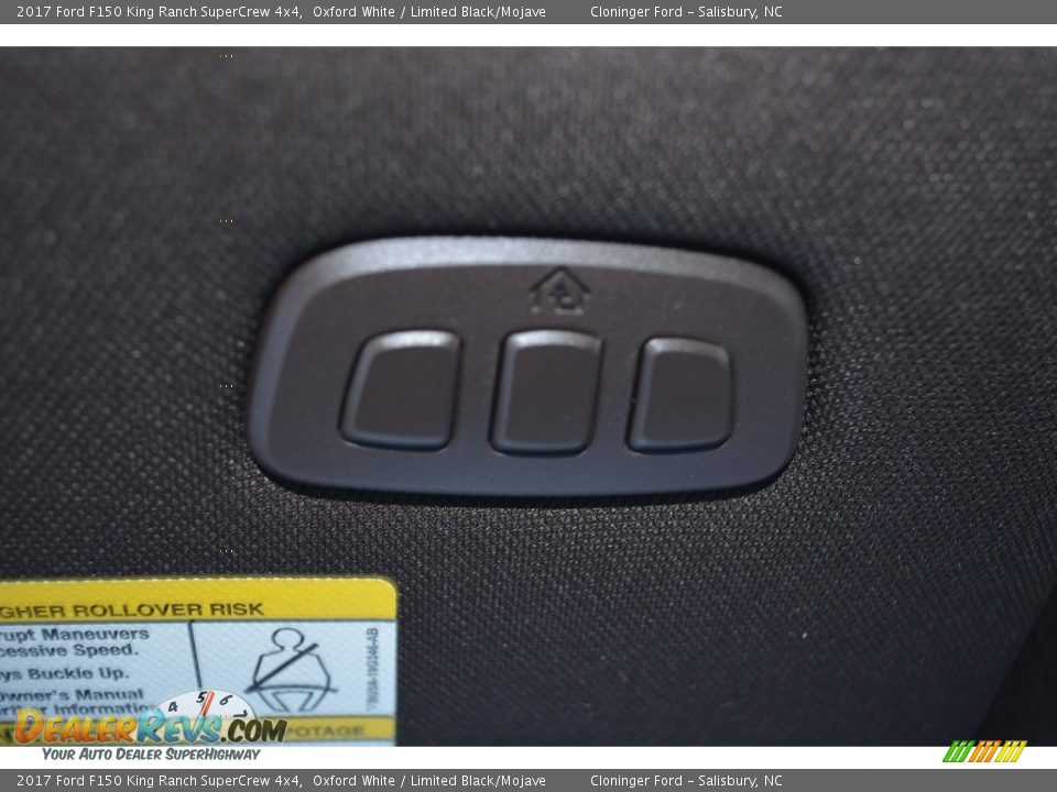 2017 Ford F150 King Ranch SuperCrew 4x4 Oxford White / Limited Black/Mojave Photo #30