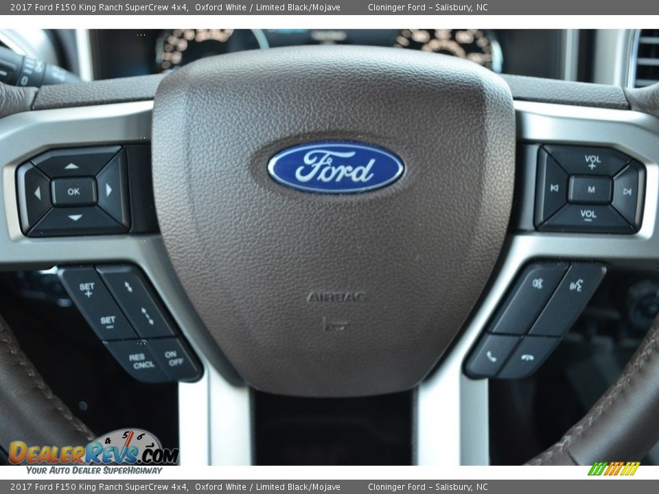 2017 Ford F150 King Ranch SuperCrew 4x4 Oxford White / Limited Black/Mojave Photo #31