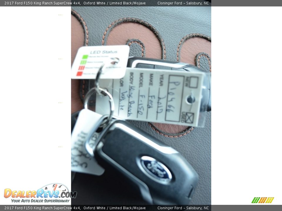 2017 Ford F150 King Ranch SuperCrew 4x4 Oxford White / Limited Black/Mojave Photo #35