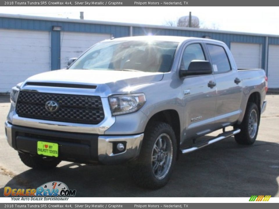 2018 Toyota Tundra SR5 CrewMax 4x4 Silver Sky Metallic / Graphite Photo #3