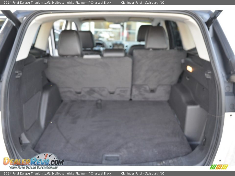 2014 Ford Escape Titanium 1.6L EcoBoost White Platinum / Charcoal Black Photo #13