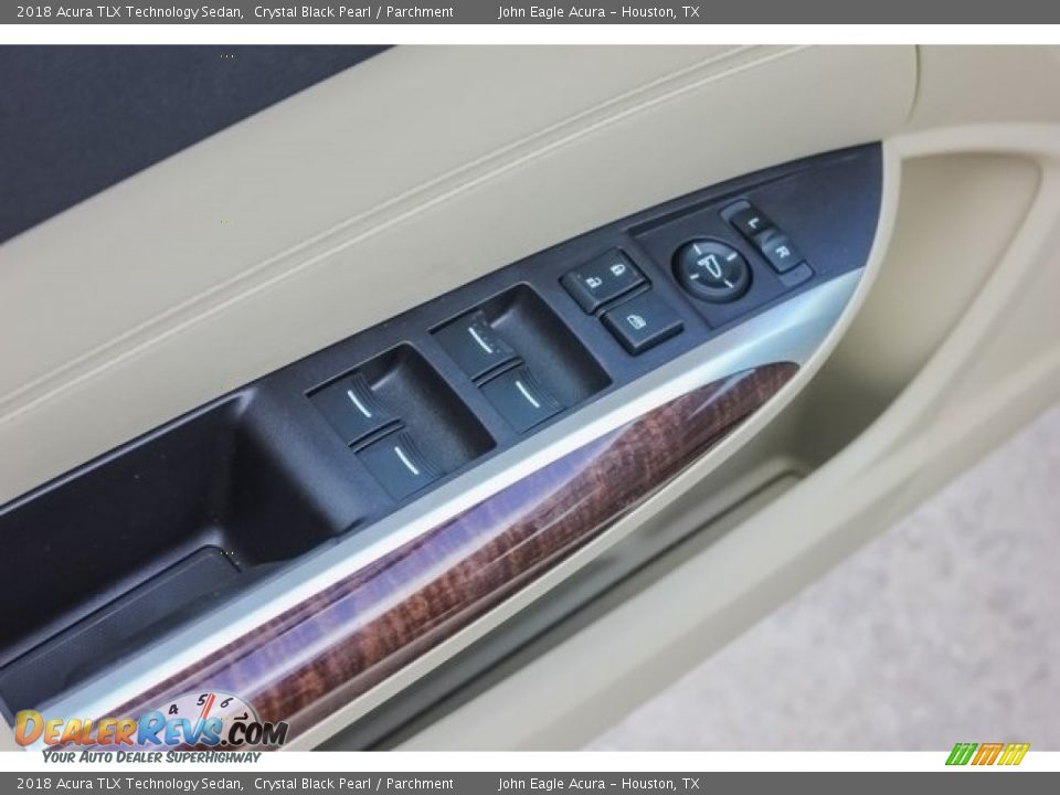 2018 Acura TLX Technology Sedan Crystal Black Pearl / Parchment Photo #15