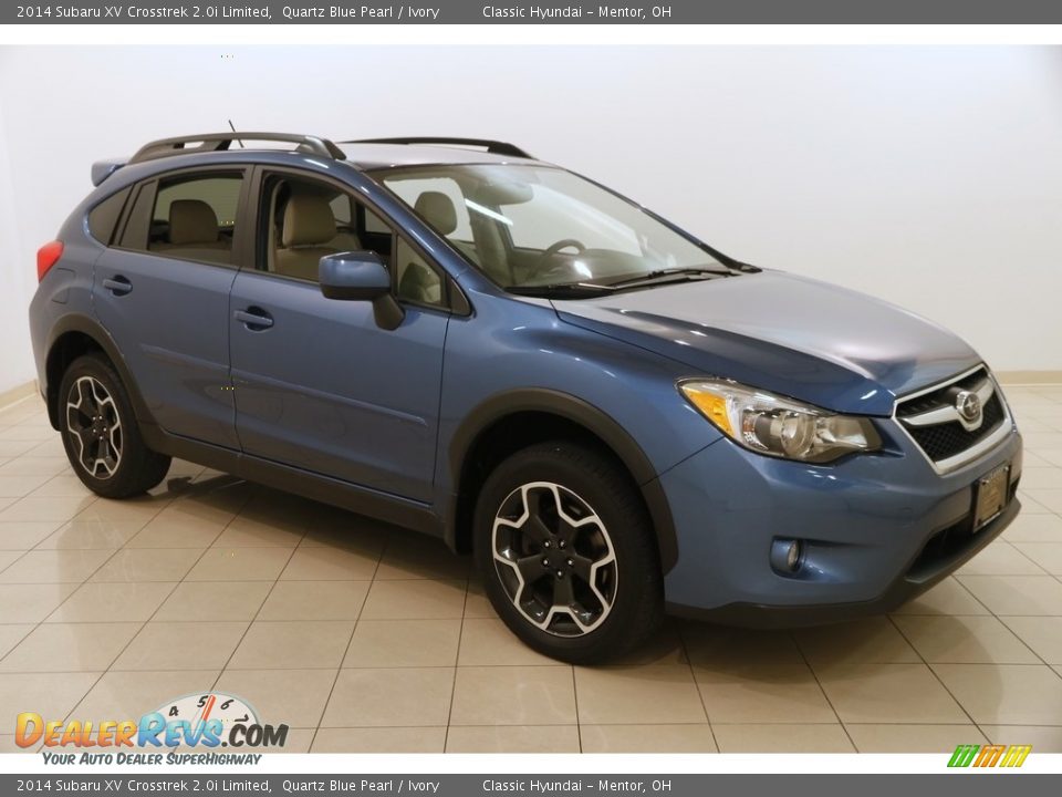 2014 Subaru XV Crosstrek 2.0i Limited Quartz Blue Pearl / Ivory Photo #1