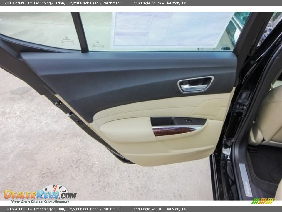 2018 Acura TLX Technology Sedan Crystal Black Pearl / Parchment Photo #20