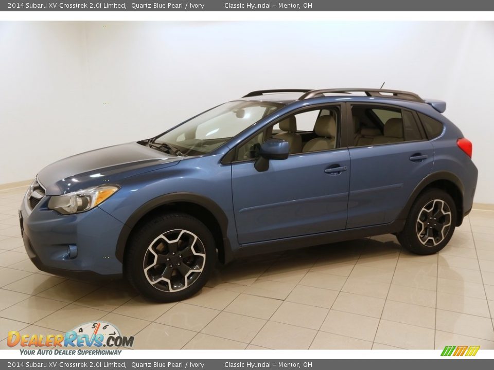 2014 Subaru XV Crosstrek 2.0i Limited Quartz Blue Pearl / Ivory Photo #3