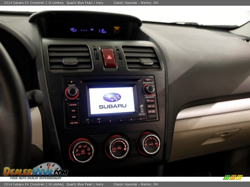 2014 Subaru XV Crosstrek 2.0i Limited Quartz Blue Pearl / Ivory Photo #8