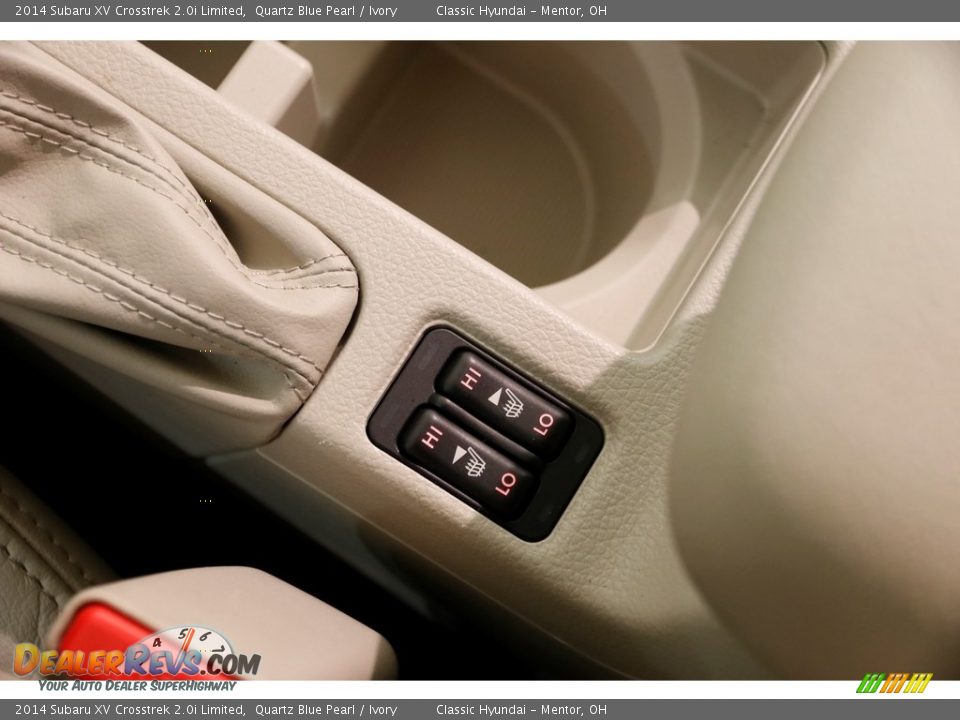 2014 Subaru XV Crosstrek 2.0i Limited Quartz Blue Pearl / Ivory Photo #13