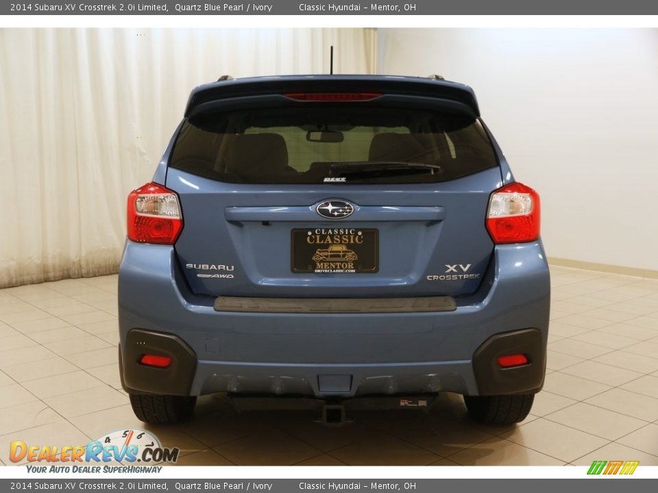 2014 Subaru XV Crosstrek 2.0i Limited Quartz Blue Pearl / Ivory Photo #17