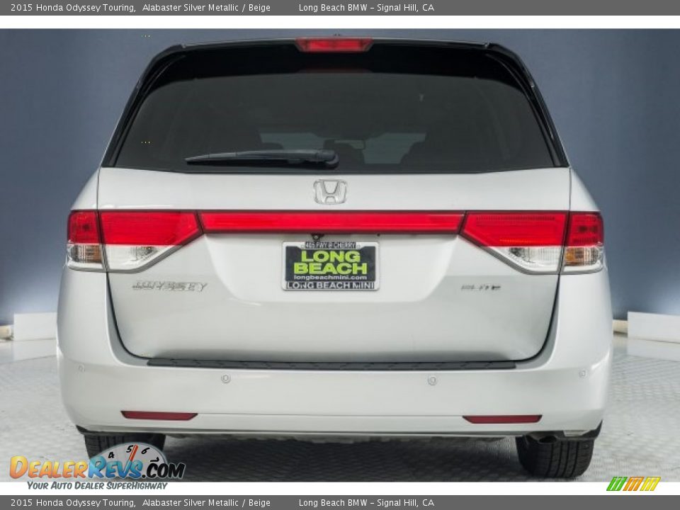 2015 Honda Odyssey Touring Alabaster Silver Metallic / Beige Photo #3