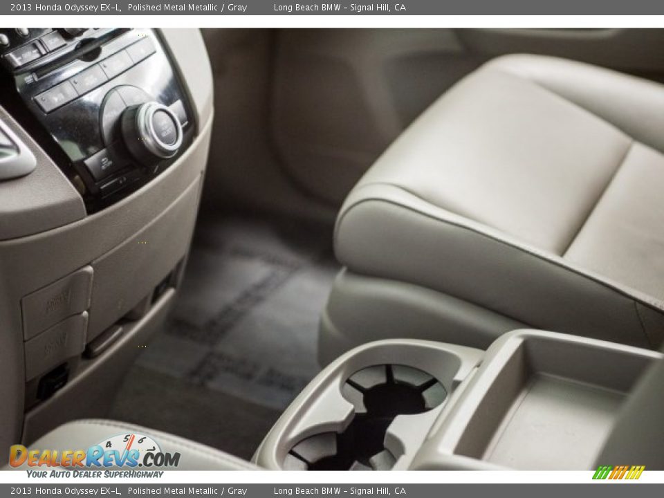 2013 Honda Odyssey EX-L Polished Metal Metallic / Gray Photo #16