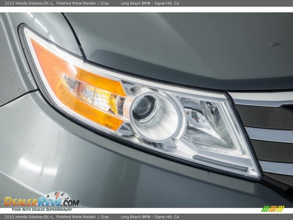 2013 Honda Odyssey EX-L Polished Metal Metallic / Gray Photo #25