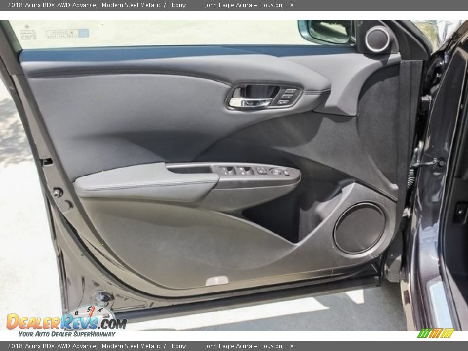 2018 Acura RDX AWD Advance Modern Steel Metallic / Ebony Photo #14
