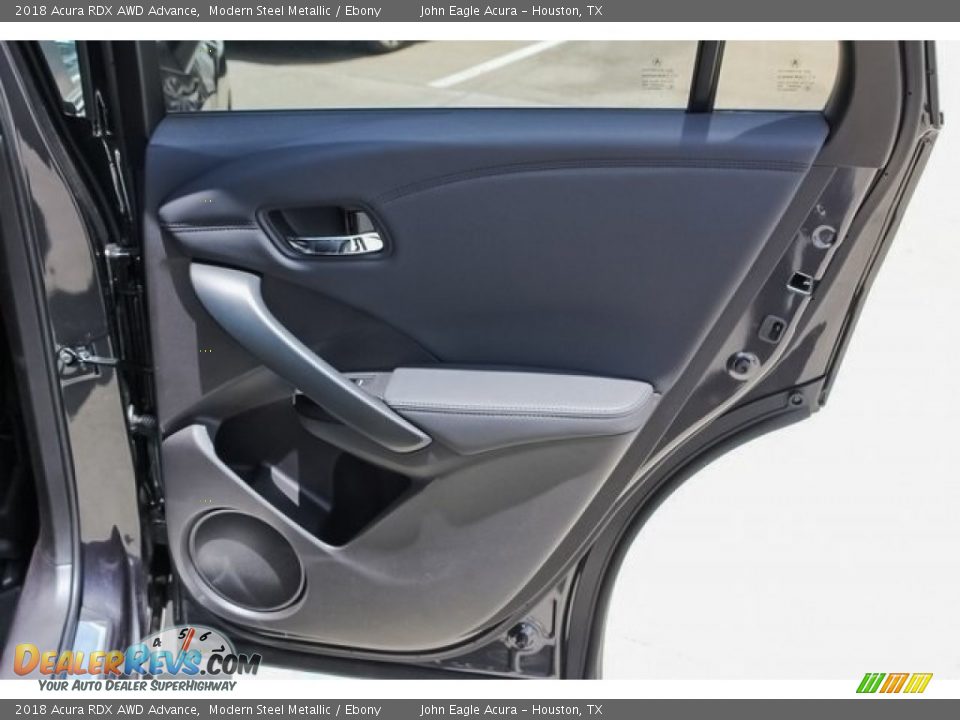 2018 Acura RDX AWD Advance Modern Steel Metallic / Ebony Photo #23