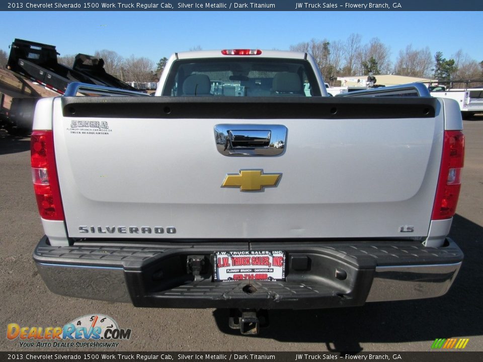 2013 Chevrolet Silverado 1500 Work Truck Regular Cab Silver Ice Metallic / Dark Titanium Photo #9