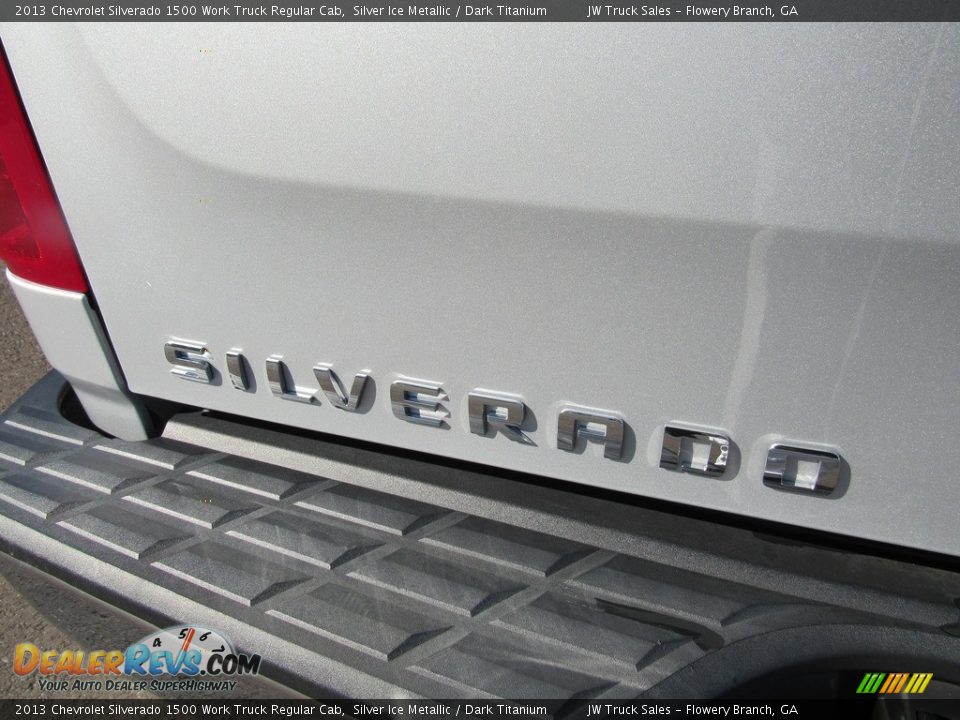 2013 Chevrolet Silverado 1500 Work Truck Regular Cab Silver Ice Metallic / Dark Titanium Photo #12