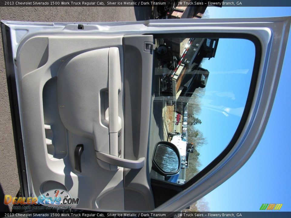 2013 Chevrolet Silverado 1500 Work Truck Regular Cab Silver Ice Metallic / Dark Titanium Photo #14
